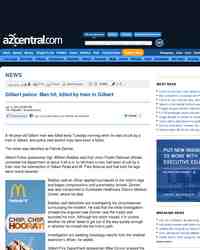 Gilbert police Man hit killed by train in: azcentral.com